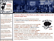 Tablet Screenshot of blackcatrootshack.com